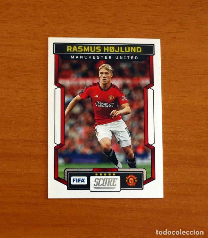 Cromos de f&uacute;tbol: Manchester United - N&ordm; 156 Rasmus Hojlund - Panini 2023-2024-23-24 Score FIFA Soccer