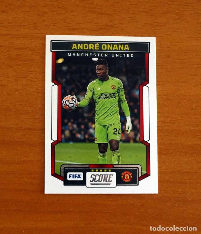 Cromos de f&uacute;tbol: Manchester United - N&ordm; 158 Andr&eacute; Onana - Panini 2023-2024-23-24 Score FIFA Soccer