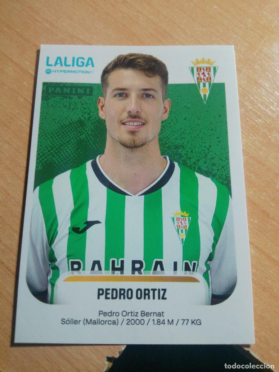 Cromos de f&uacute;tbol: 147 PEDRO ORTIZ DEL CORDOBA 2&ordf; DIVISION HYPERMOTION 25 26 PANINI 2025 2026