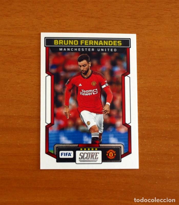 Cromos de f&uacute;tbol: Manchester United - N&ordm; 162 Bruno Fern&aacute;ndez - Panini 2023-2024-23-24 Score FIFA Soccer