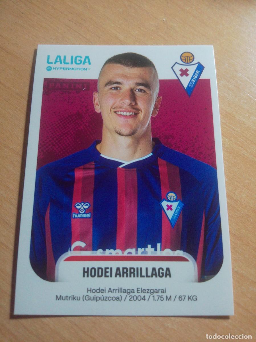 Cromos de f&uacute;tbol: 200 A HODEI ARRILLAGA DEL EIBAR 2&ordf; DIVISION HYPERMOTION 25 26 PANINI 2025 2026 NUEVO