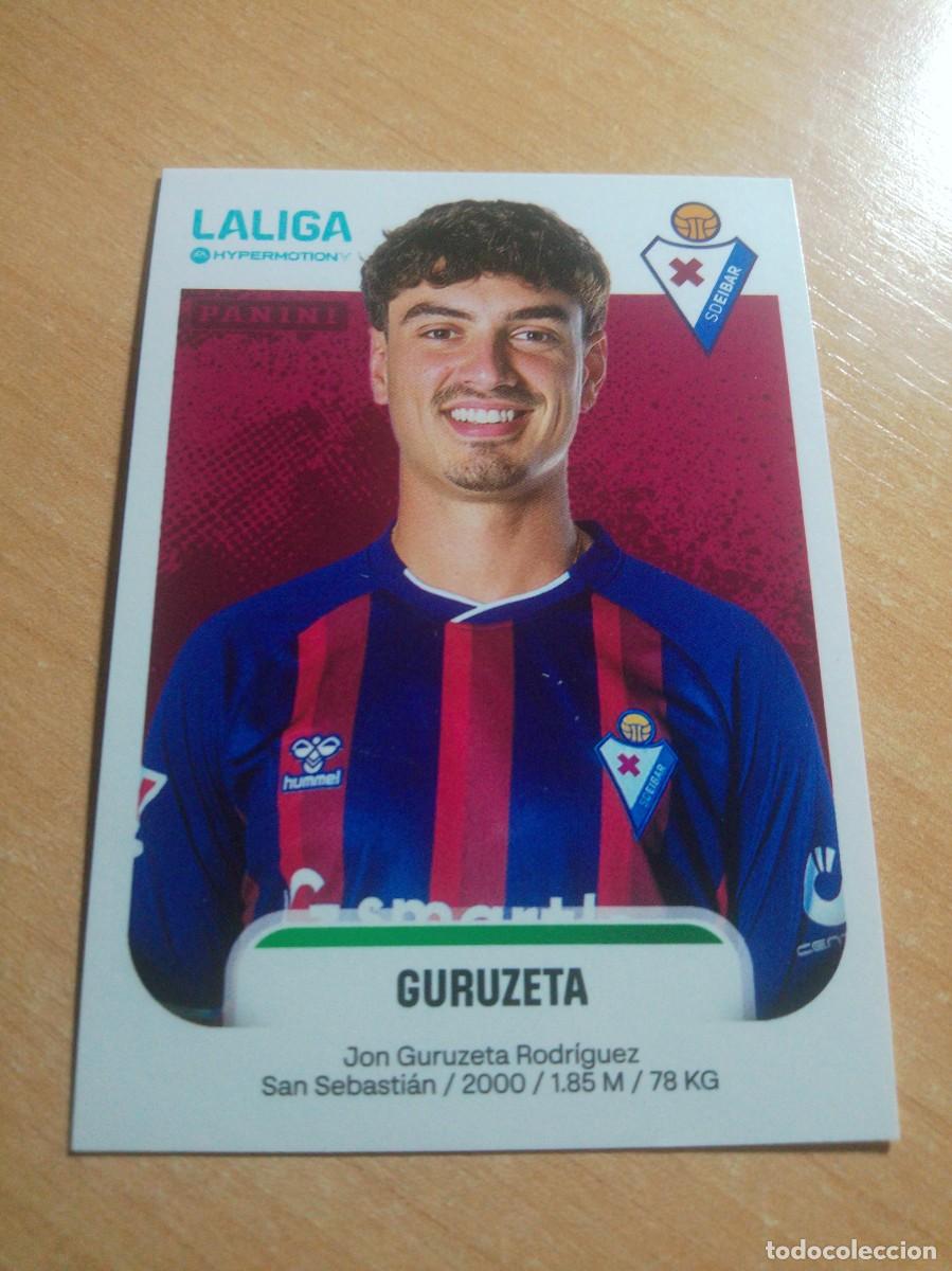 Cromos de f&uacute;tbol: 207 GURUZETA DEL EIBAR 2&ordf; DIVISION HYPERMOTION 25 26 PANINI 2025 2026 NUEVO