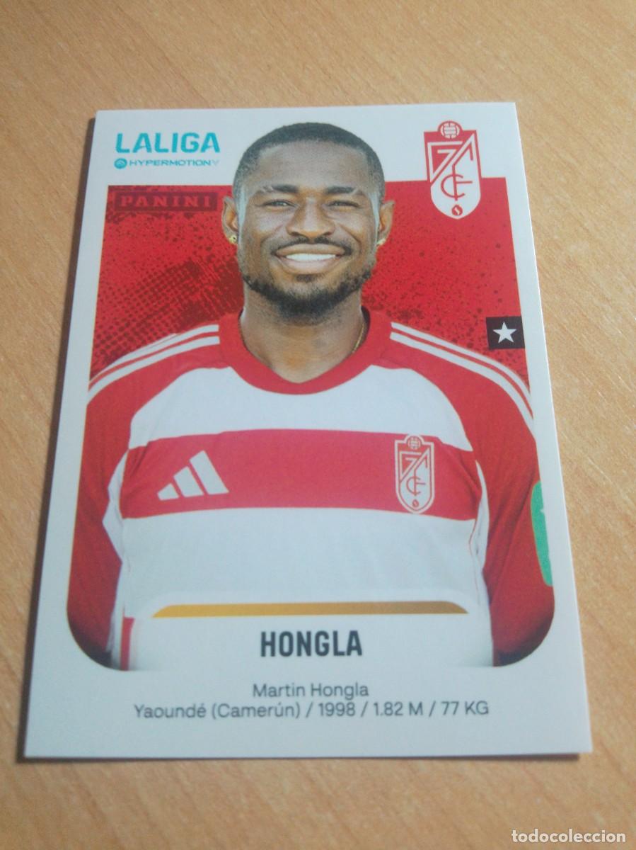Cromos de f&uacute;tbol: 221 HONGLA DEL GRANADA 2&ordf; DIVISION HYPERMOTION 25 26 PANINI 2025 2026 NUEVO
