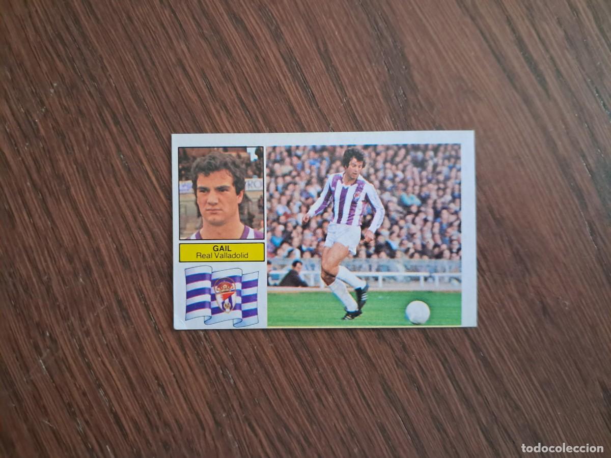 Football Stickers: cromo de futbol, edic. Este, liga 82-83, Gail, Real Valladolid. sin pegar