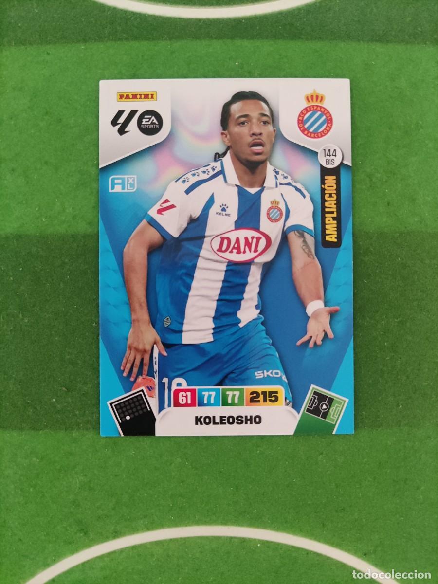 Football Stickers: Koleosho 144 bis ampliaci&oacute;n Espanyol Adrenalyn XL 2025/26 25/26