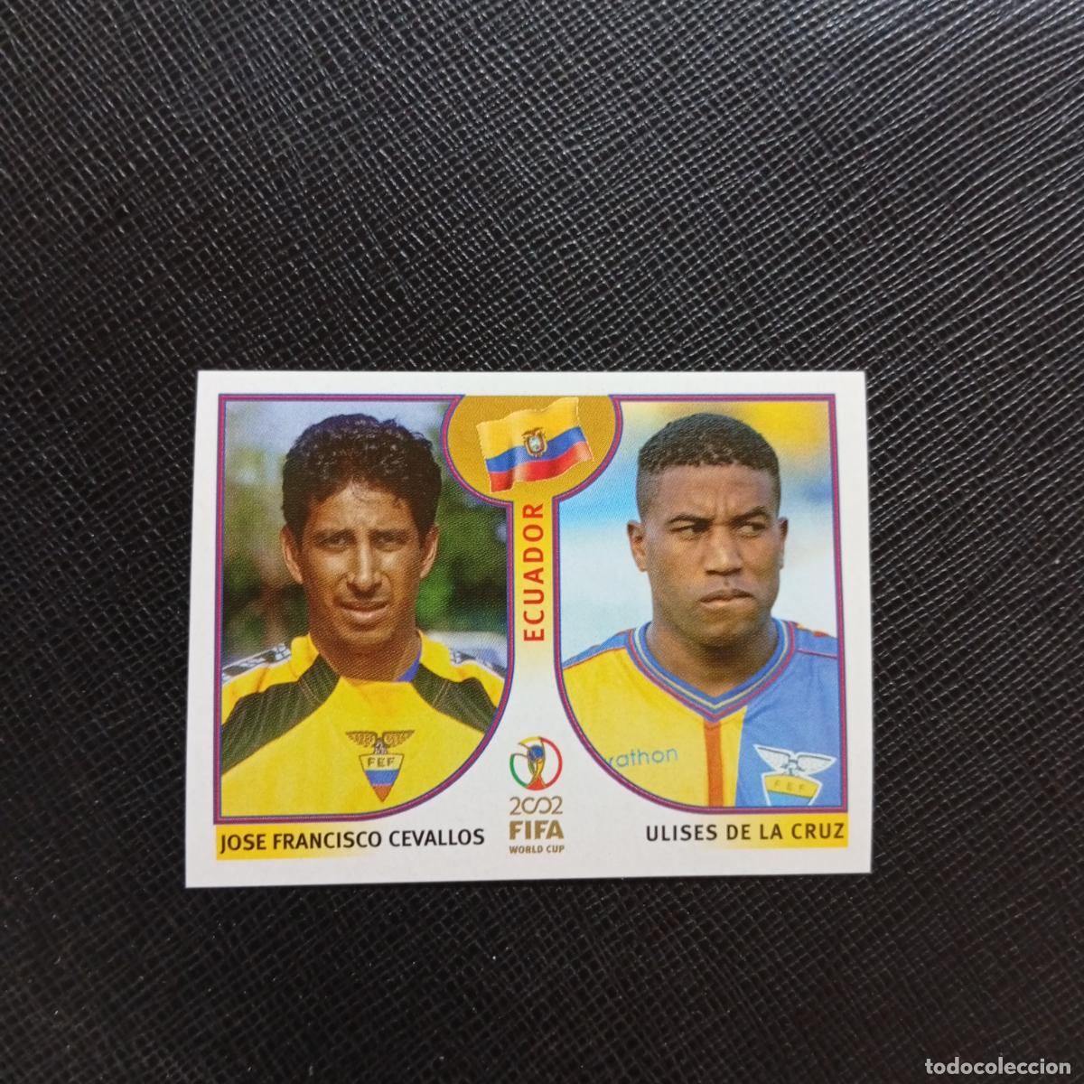 Football Stickers: 512 ECUADOR PANINI 2002 MUNDIAL KOREA FUTBOL 02 CROMO - SIN PEGAR - A59 PG442
