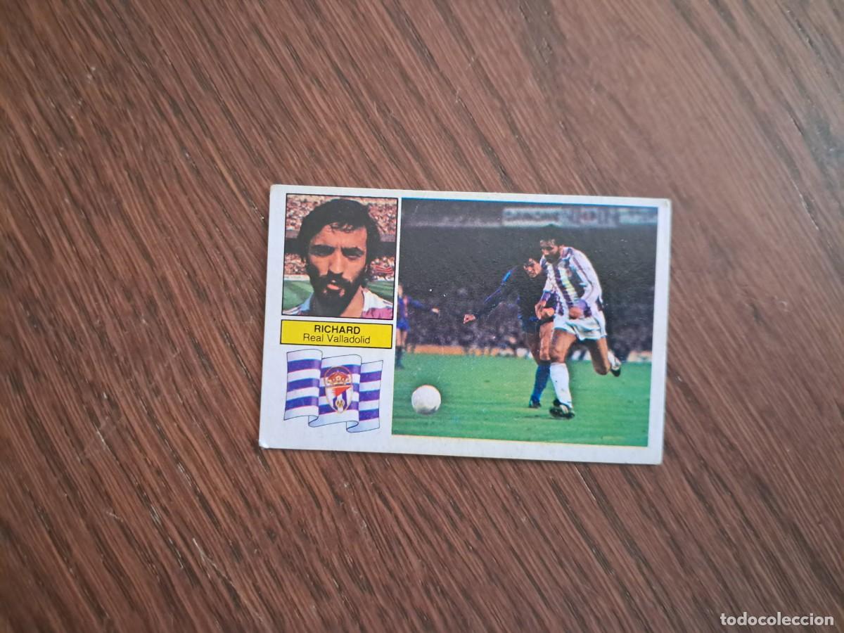 Football Stickers: cromo de futbol, edic. Este, liga 82-83, Richard, Real Valladolid. sin pegar