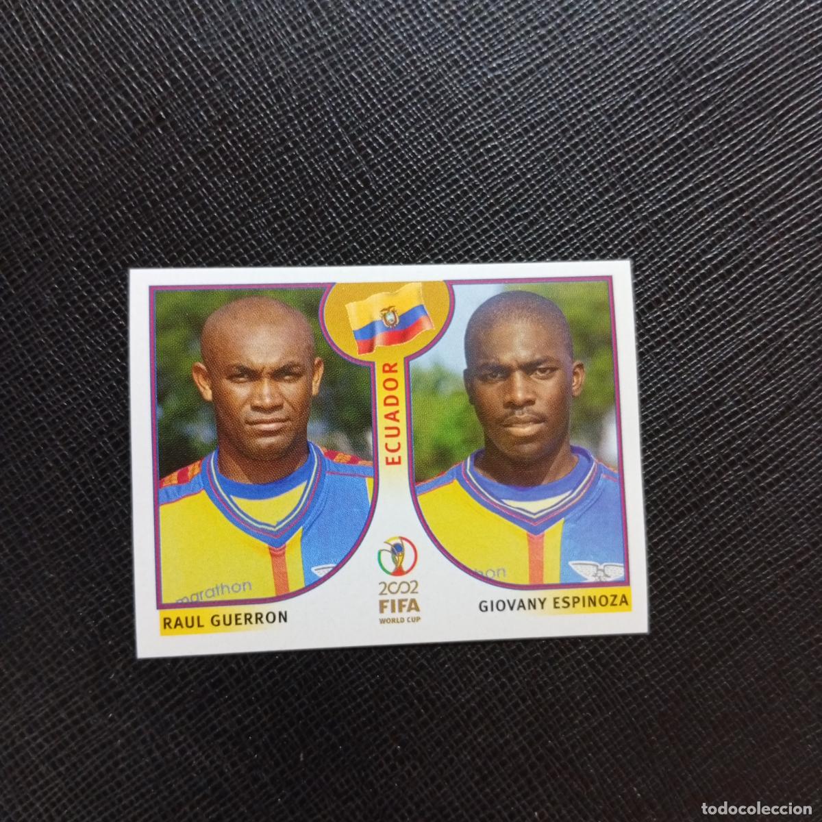 Cromos de f&uacute;tbol: 515 ECUADOR PANINI 2002 MUNDIAL KOREA FUTBOL 02 CROMO - SIN PEGAR - A59 PG451