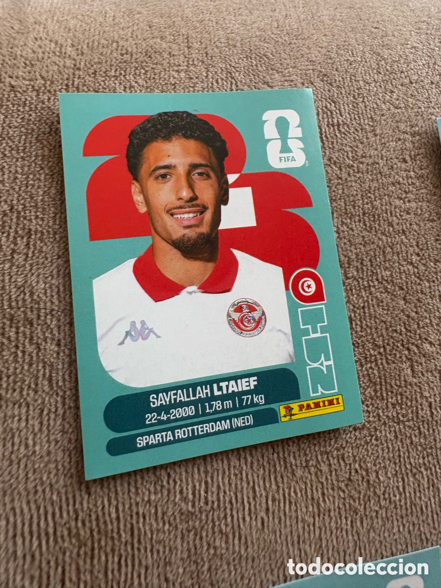 Cromos de f&uacute;tbol: TUN 19 Sayfallah Ltaief, T&uacute;nez, Panini FIFA World Cup Mundial 2026 Sticker