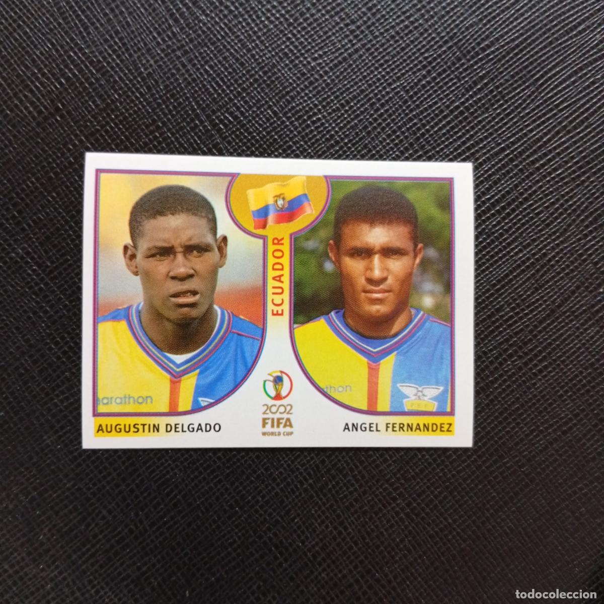 Cromos de f&uacute;tbol: 520 AGUSTIN DELGADO ANGEL ECUADOR PANINI 2002 MUNDIAL KOREA FUTBOL 02 CROMO - SIN PEGAR - A59 PG460