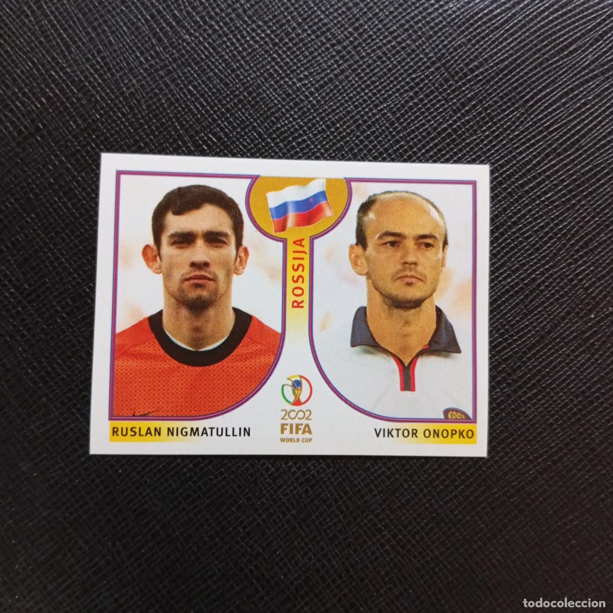 Cromos de f&uacute;tbol: 522 NIGMATULLIN ONOPKO RUSIA PANINI 2002 MUNDIAL KOREA FUTBOL 02 CROMO - SIN PEGAR - A59 PG460