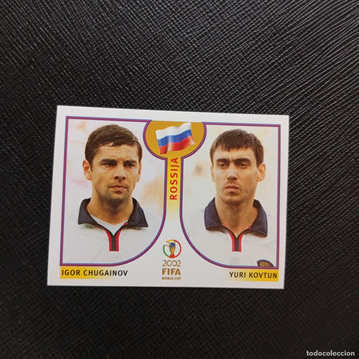 Cromos de f&uacute;tbol: 523 CHUGAINOV KOVTUN RUSIA PANINI 2002 MUNDIAL KOREA FUTBOL 02 CROMO - SIN PEGAR - A59 PG460