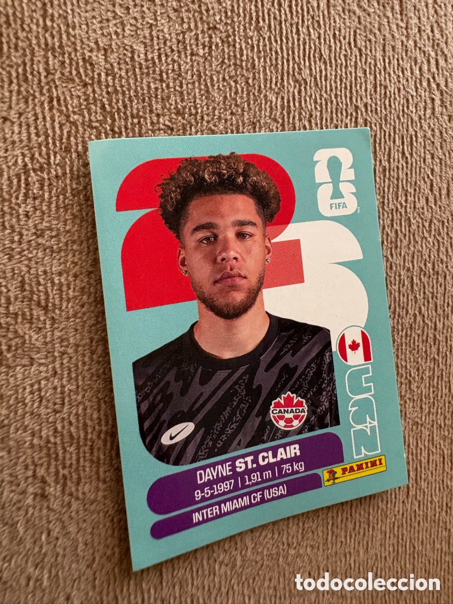 Cromos de f&uacute;tbol: CROMO PANINI MUNDIAL WORLD CUP 2026 - CAN2 CAN 2 - ST. CLAIR - CANAD&Aacute;