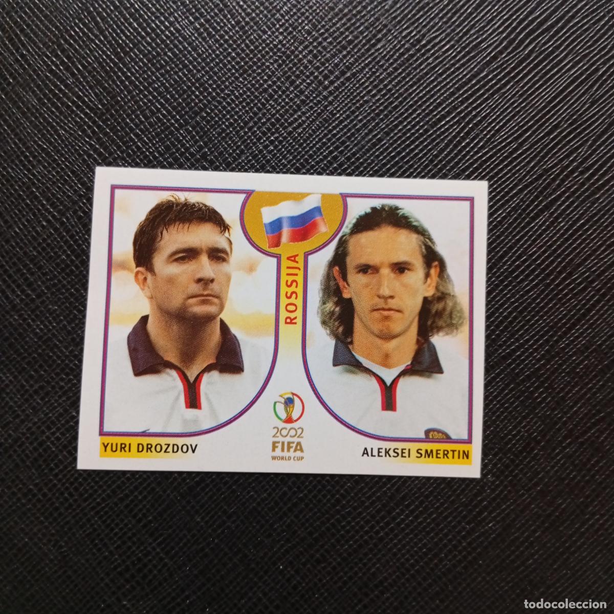 Cromos de f&uacute;tbol: 525 DROZDOV SMERTIN RUSIA PANINI 2002 MUNDIAL KOREA FUTBOL 02 CROMO - SIN PEGAR - A59 PG460