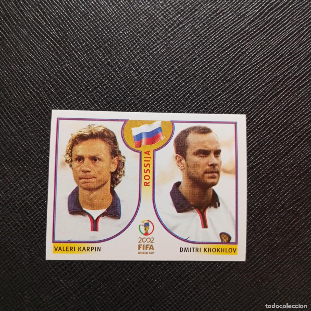 Cromos de f&uacute;tbol: 526 KARPIN KHOKHLOV RUSIA PANINI 2002 MUNDIAL KOREA FUTBOL 02 CROMO - SIN PEGAR - A59 PG469