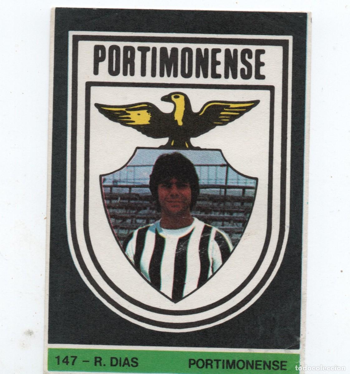 Cromos de f&uacute;tbol: PORTUGAL OLD FOOTBALL STICKER # 147 - R. DIAS, PORTIMONENSE, NORMAL CONDITION