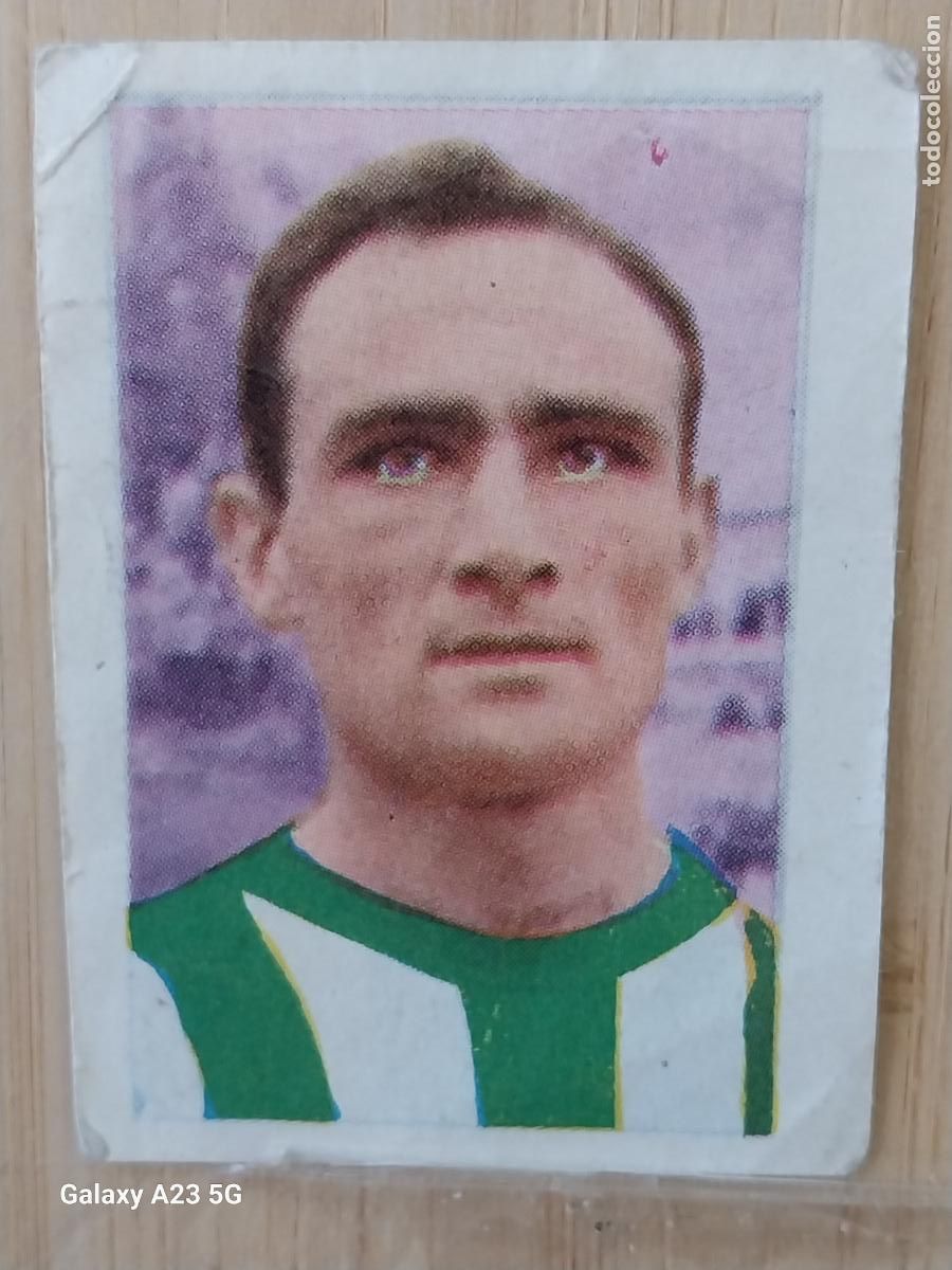 Cromos de f&uacute;tbol: RIOS REAL BETIS ED RUIZ ROMERO ASES FUTBOL 1963 63 64 CROMO 140 SIN PEGAR NUNCA ORIGINAL **