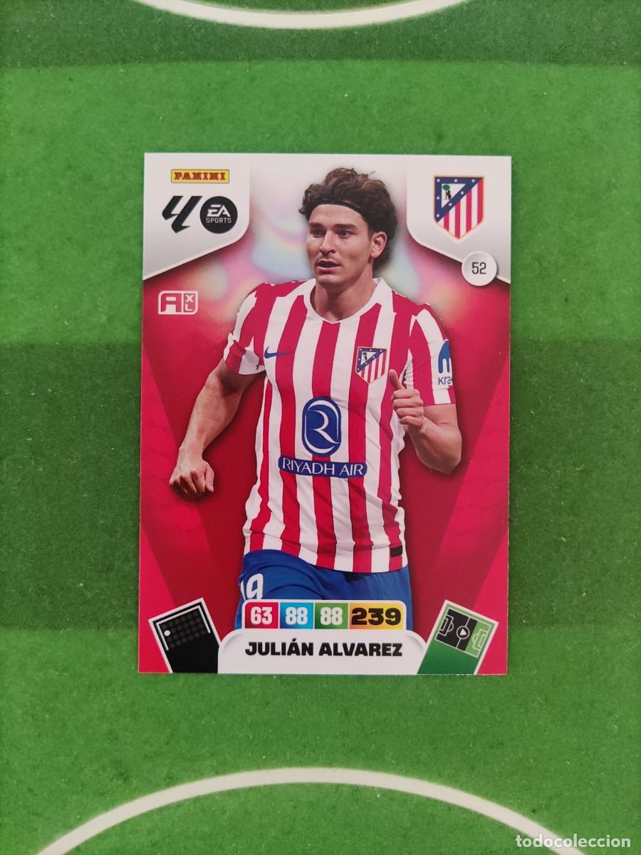 Cromos de f&uacute;tbol: Juli&aacute;n &Aacute;lvarez 52 Atl&eacute;tico de Madrid Adrenalyn XL 2025/26 25/26