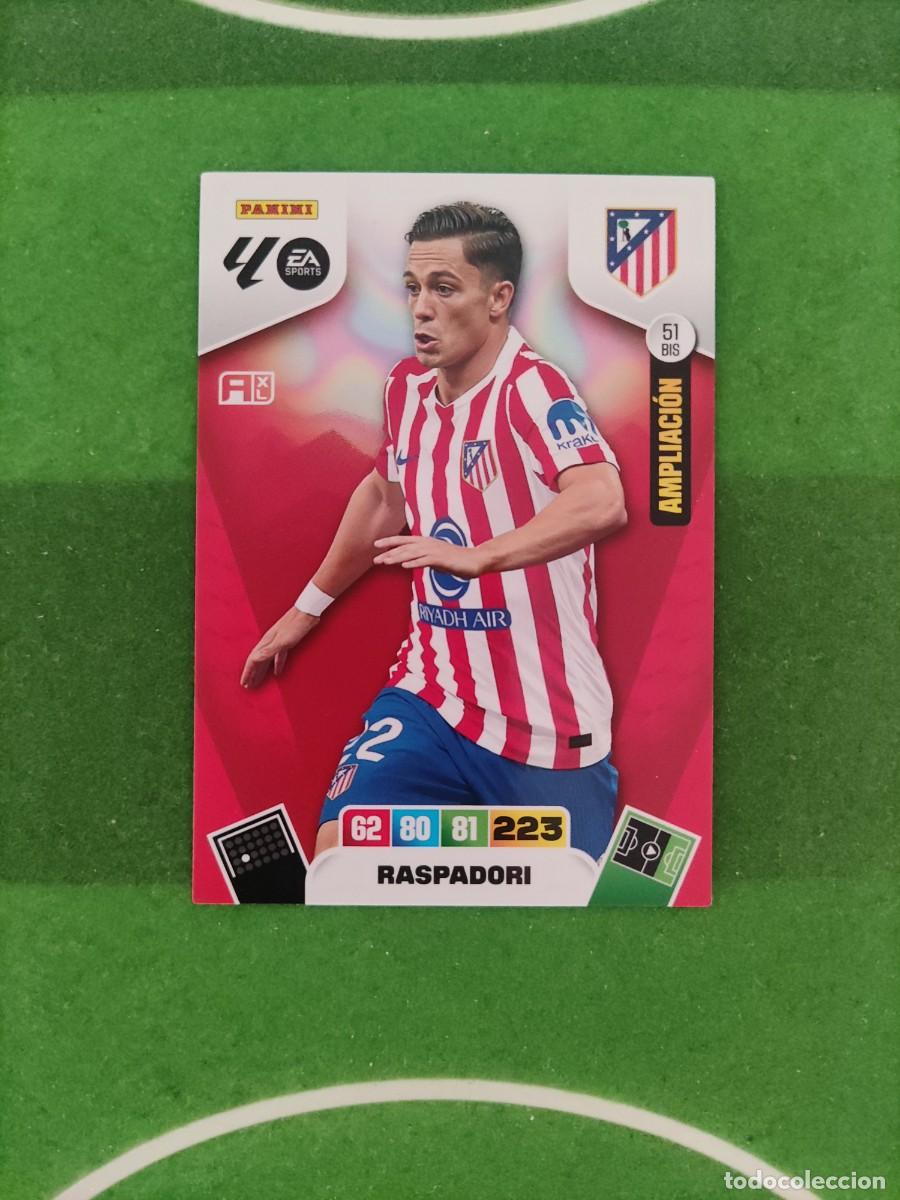 Cromos de f&uacute;tbol: Raspadori 51 Bis Ampliaci&oacute;n Atl&eacute;tico de Madrid Adrenalyn XL 2025/26 25/26
