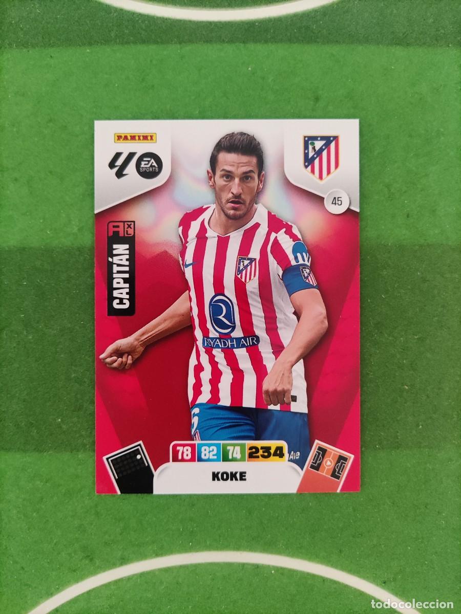 Cromos de f&uacute;tbol: Koke 45 Atl&eacute;tico de Madrid Adrenalyn XL 2025/26 25/26