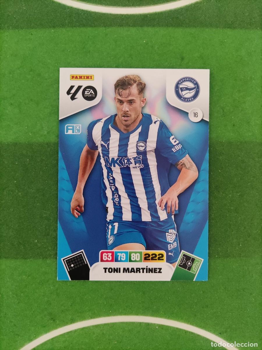 Cromos de f&uacute;tbol: Toni Mart&iacute;nez 16 Alav&eacute;s Adrenalyn XL 2025/26 25/26