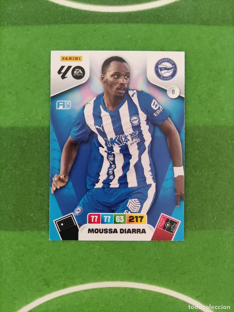 Cromos de f&uacute;tbol: Moussa Diarra 8 Alav&eacute;s Adrenalyn XL 2025/26 25/26