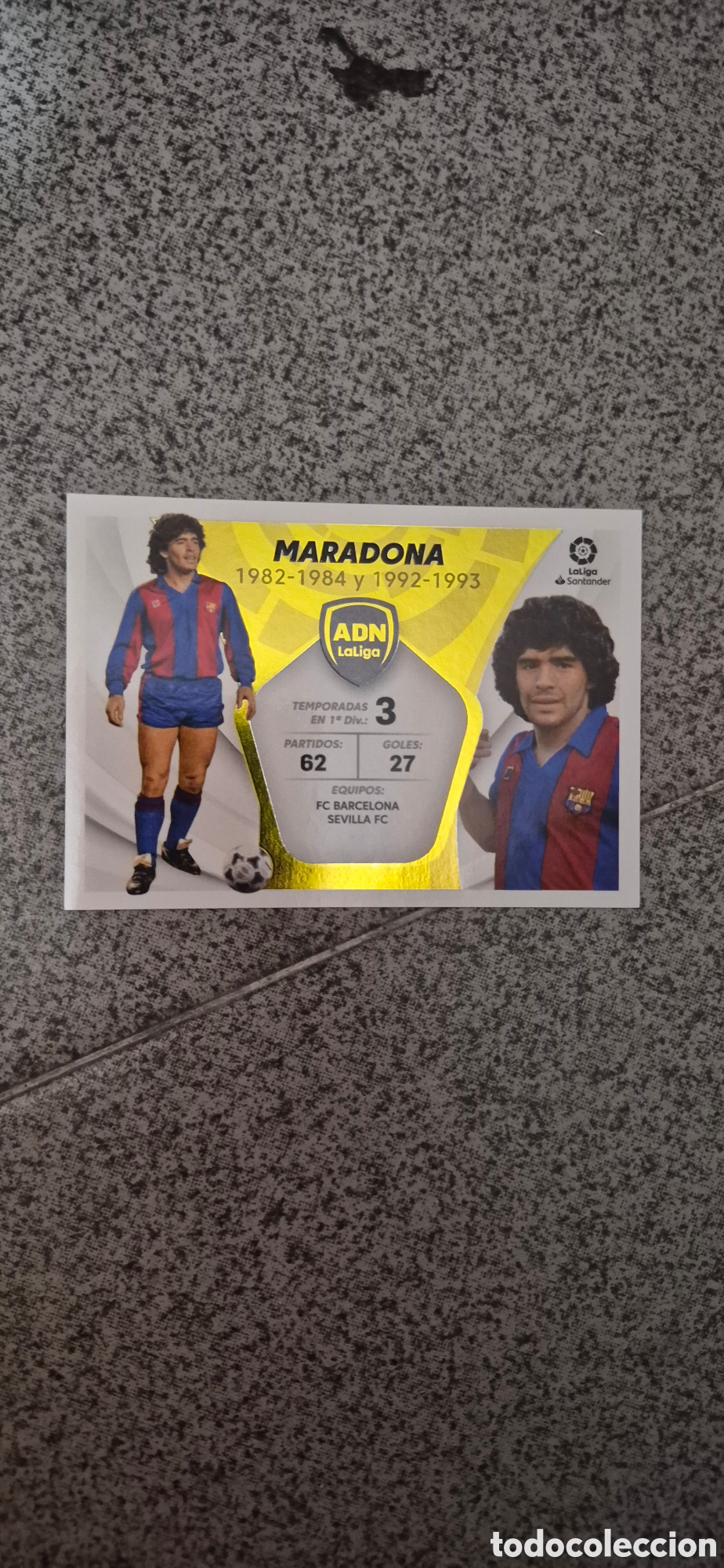 Fu&szlig;ball-Sticker: CROMO ADN MARADONA NUEVO
