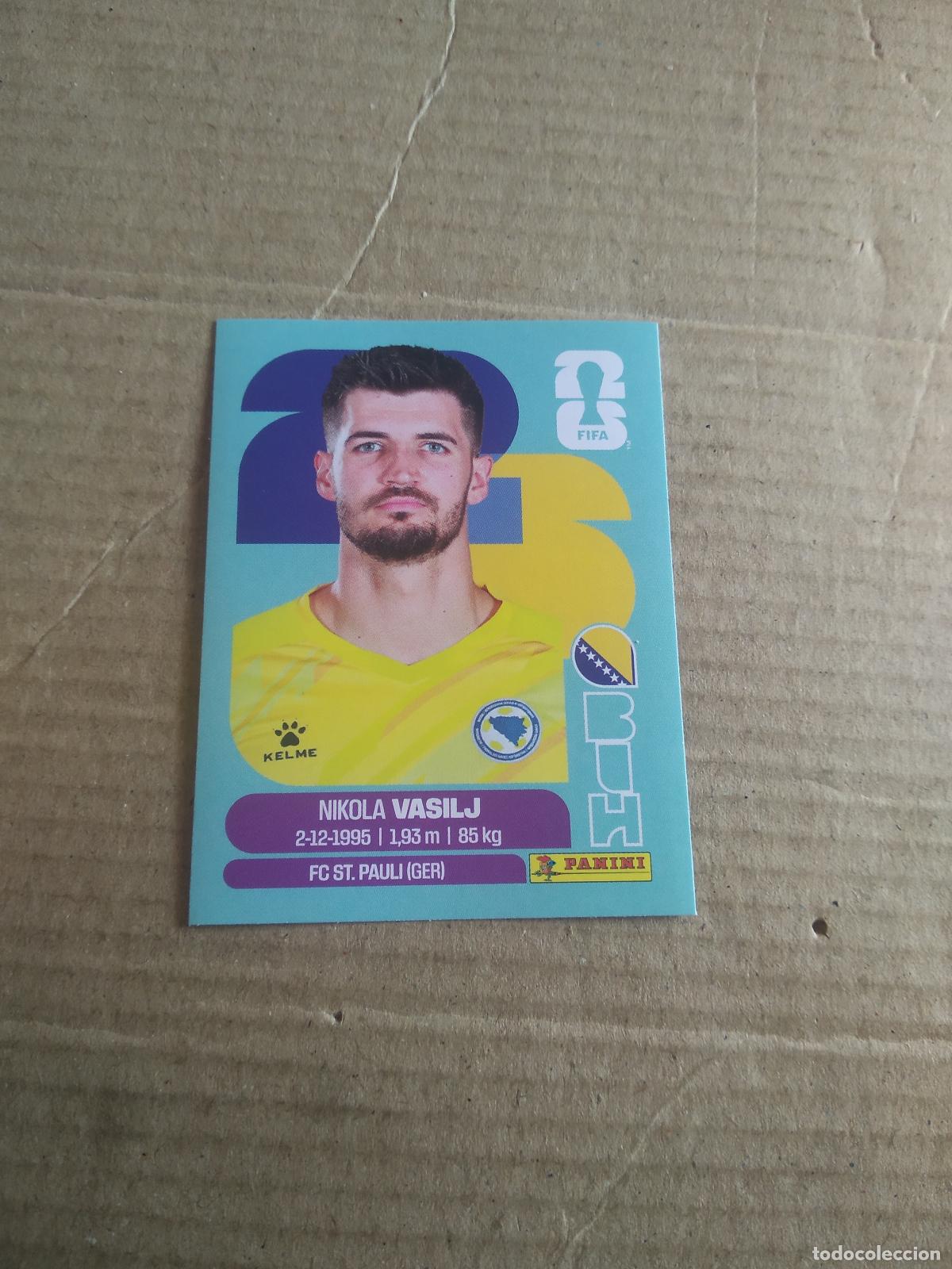 Fu&szlig;ball-Sticker: BIH 2 NIKOLA VASILJ BOSNIA HERZEGOVINA CROMO FUTBOL PANINI MUNDIAL 2026 WORLD CUP COPA DEL MUNDO