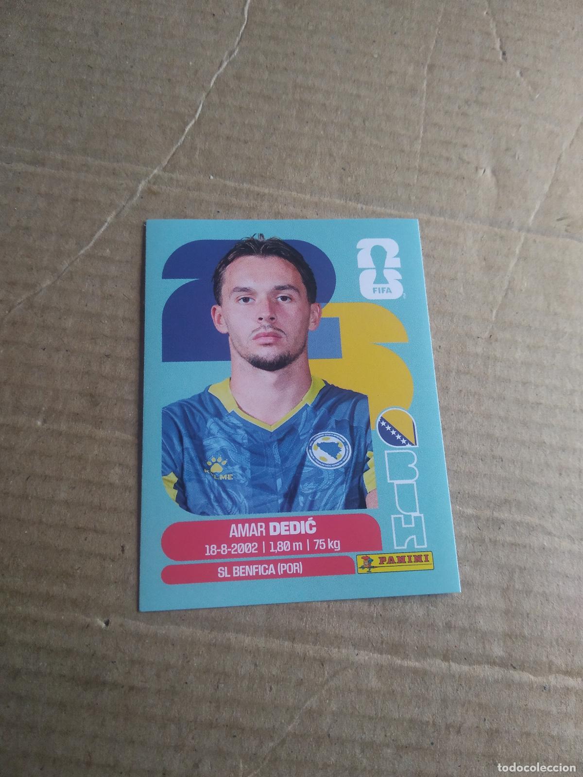 Fu&szlig;ball-Sticker: BIH 3 AMAR DEDIC BOSNIA HERZEGOVINA CROMO FUTBOL PANINI MUNDIAL 2026 WORLD CUP COPA DEL MUNDO