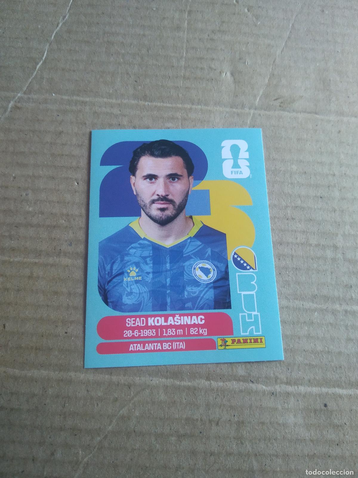 Cromos de f&uacute;tbol: BIH 4 SEAD KOLASINAC BOSNIA HERZEGOVINA CROMO FUTBOL PANINI MUNDIAL 2026 WORLD CUP COPA DEL MUNDO