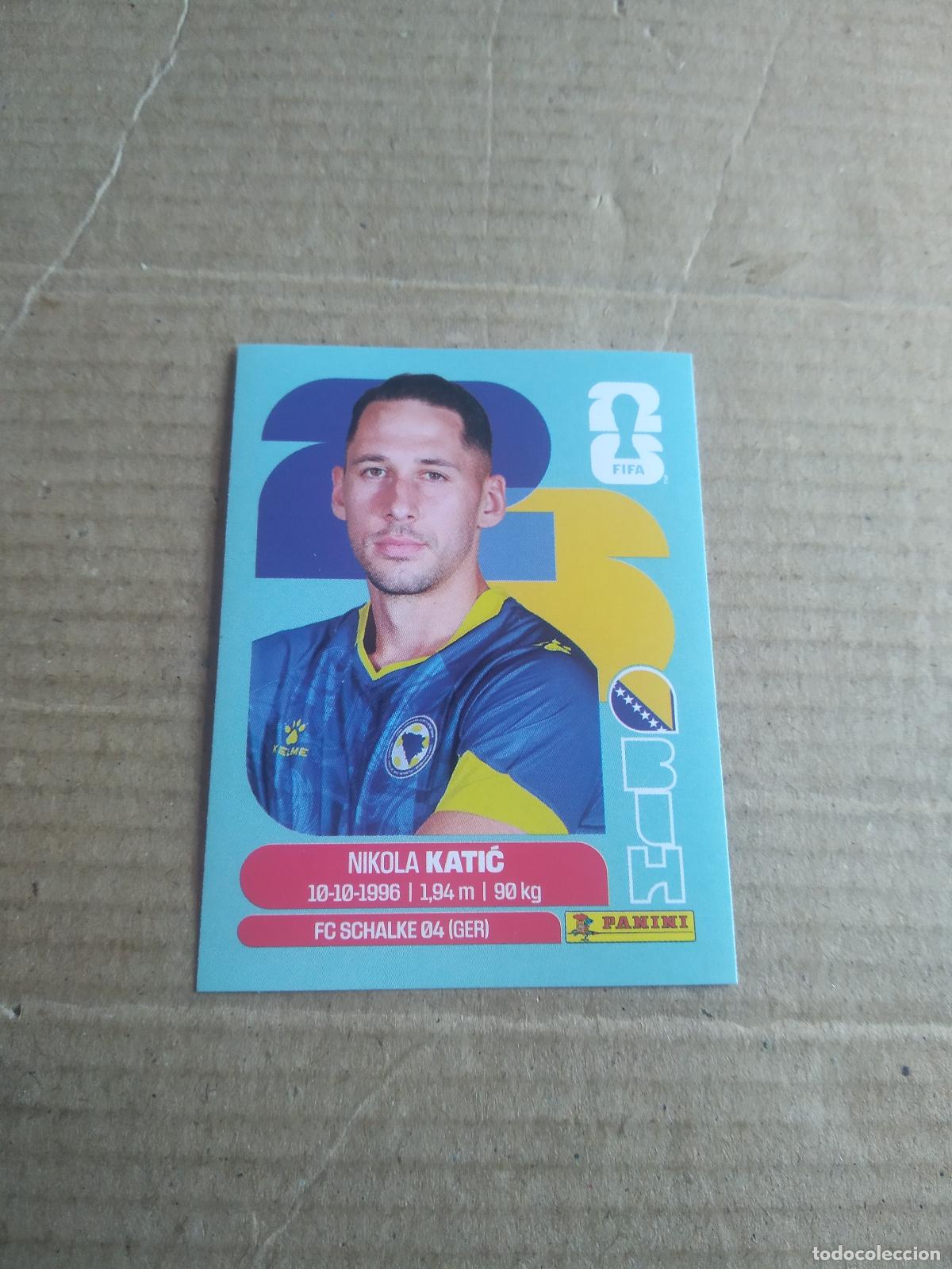 Cromos de f&uacute;tbol: BIH 7 NIKOLA KATIC BOSNIA HERZEGOVINA CROMO FUTBOL PANINI MUNDIAL 2026 WORLD CUP COPA DEL MUNDO