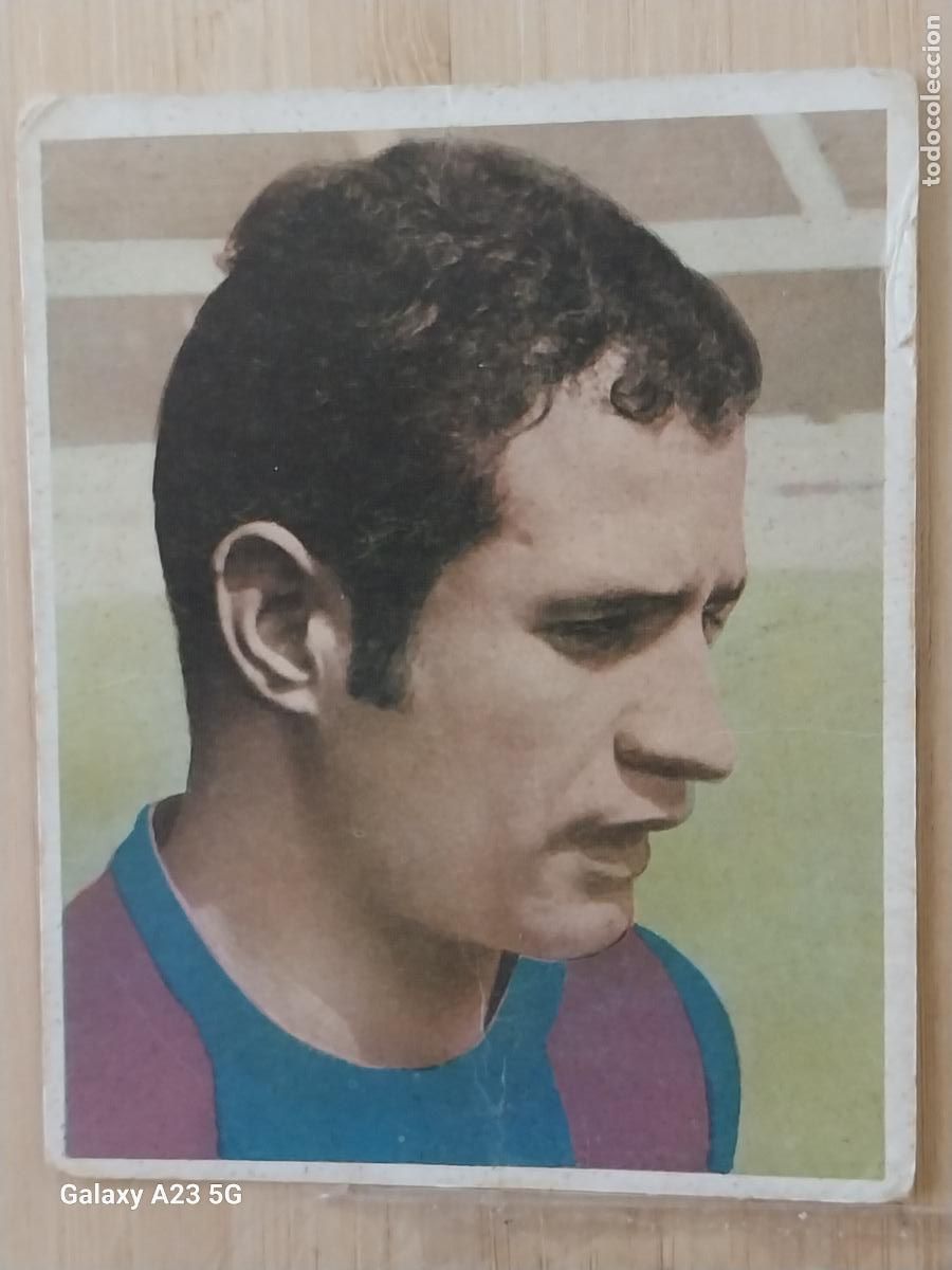 Cromos de f&uacute;tbol: PALAU BARCELONA A&Ntilde;O 1968 68 69 CAMPEONES BRUGUERA CROMO 50 SIN PEGAR NUNCA ORIGINAL