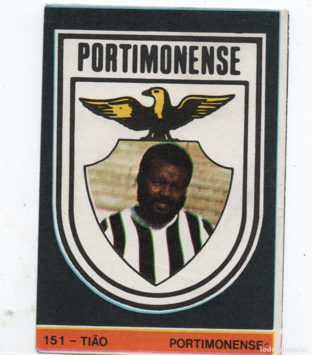 Cromos de f&uacute;tbol: PORTUGAL OLD FOOTBALL STICKER # 151 - TI&Atilde;O, PORTIMONENSE, NORMAL CONDITION
