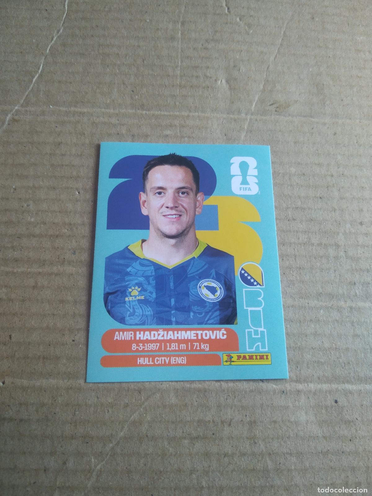 Cromos de f&uacute;tbol: BIH 8 AMIR HADZIAHMETOVIC BOSNIA HERZEGOVINA CROMO FUTBOL PANINI MUNDIAL 2026 WORLD CUP COPA MUNDO