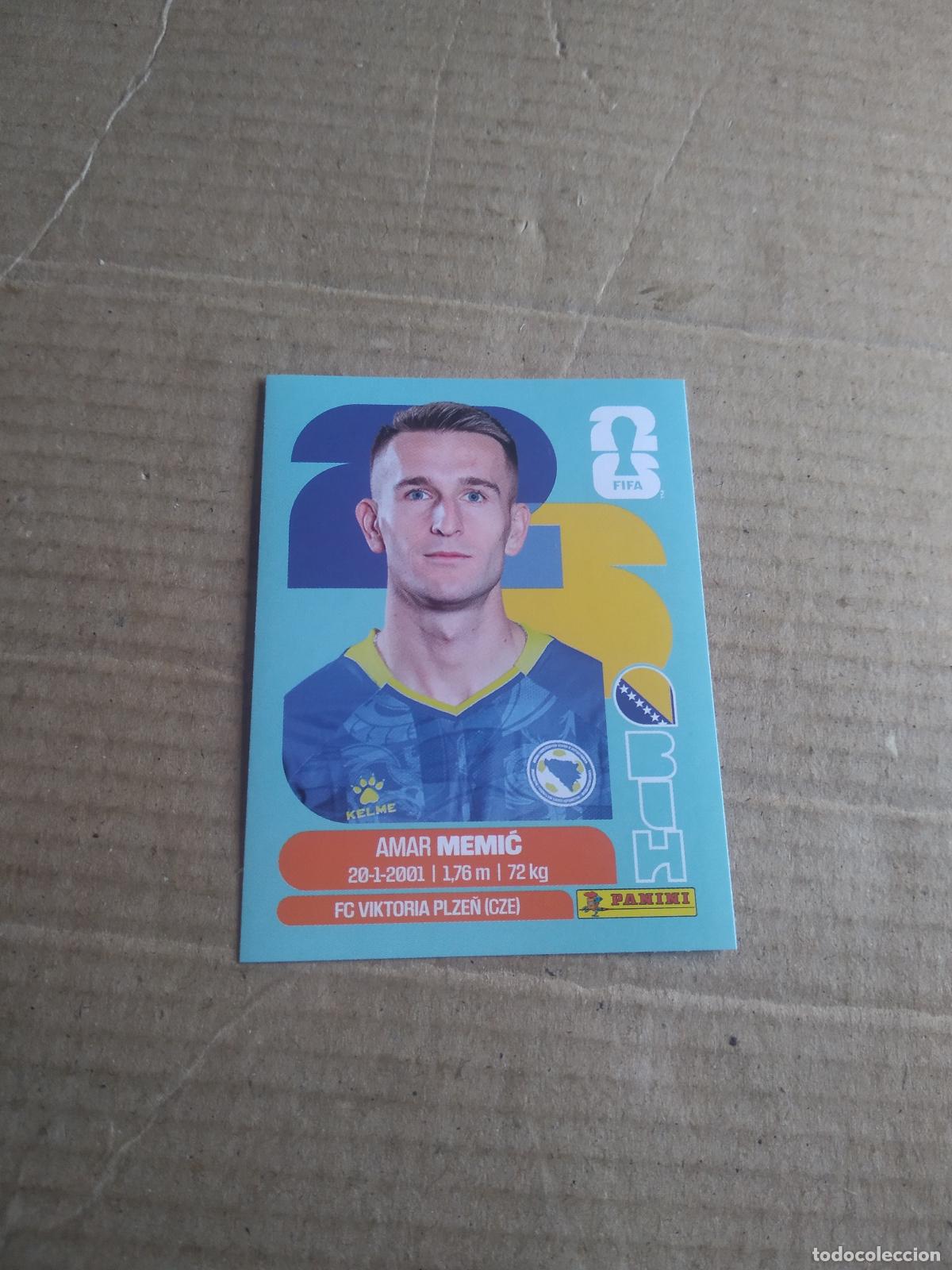 Cromos de f&uacute;tbol: BIH 16 AMAR MEMIC BOSNIA HERZEGOVINA CROMO FUTBOL PANINI MUNDIAL 2026 WORLD CUP COPA MUNDO