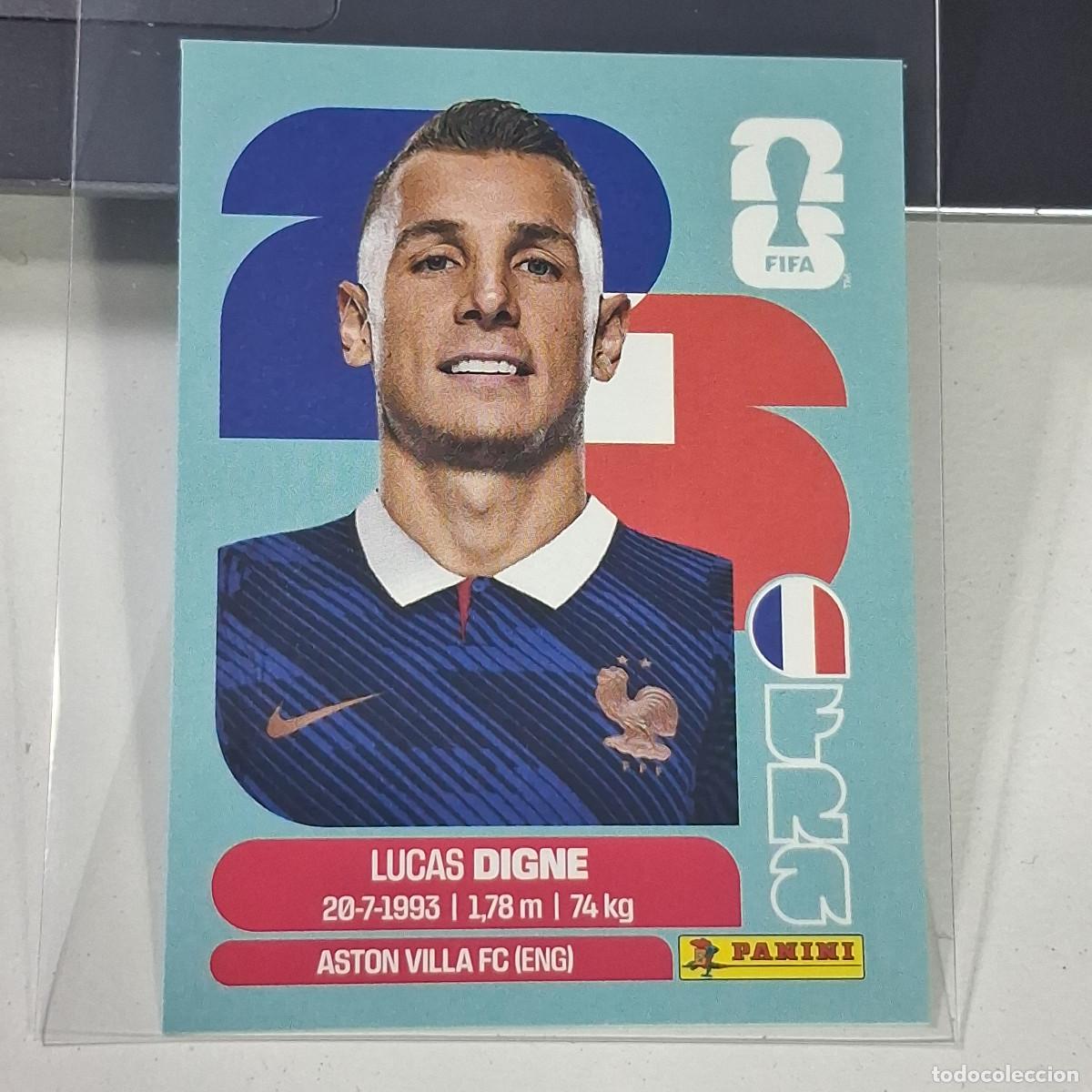 Cromos de f&uacute;tbol: B34 FRA8 LUCAS DIGNE 8 FRANCIA FRANCE FRA MUNDIAL FIFA WORLD CUP 2026 STICKER PANINI