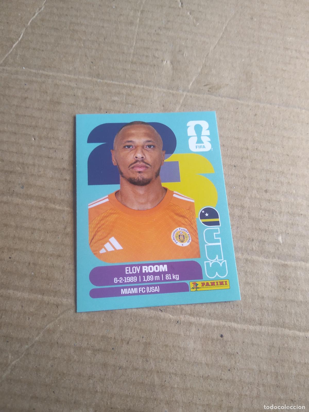 Cromos de f&uacute;tbol: CUW 2 ELOY ROOM CURA&Ccedil;AO CROMO FUTBOL PANINI MUNDIAL 2026 WORLD CUP COPA MUNDO