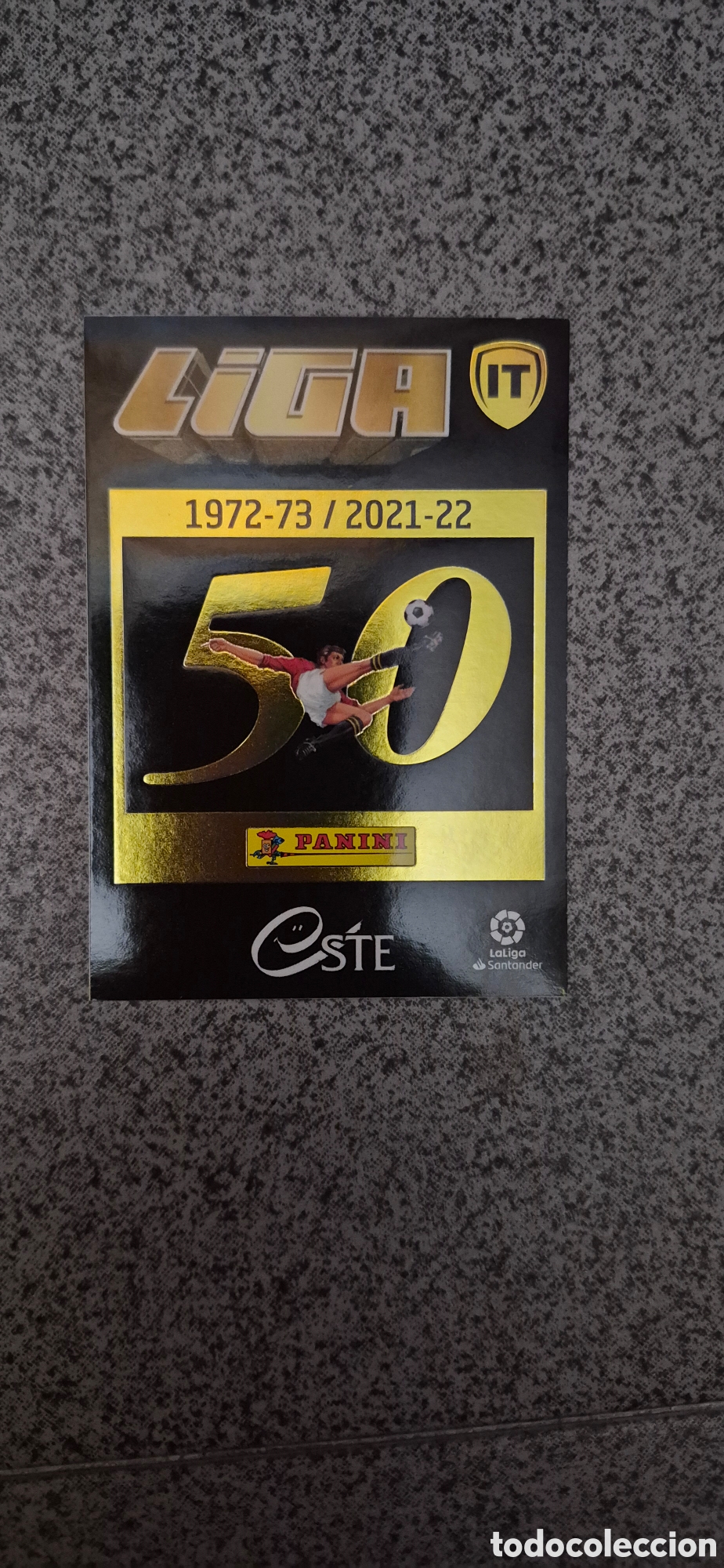 Football Stickers: CROMO 50 A&Ntilde;OS LIGA ESTE