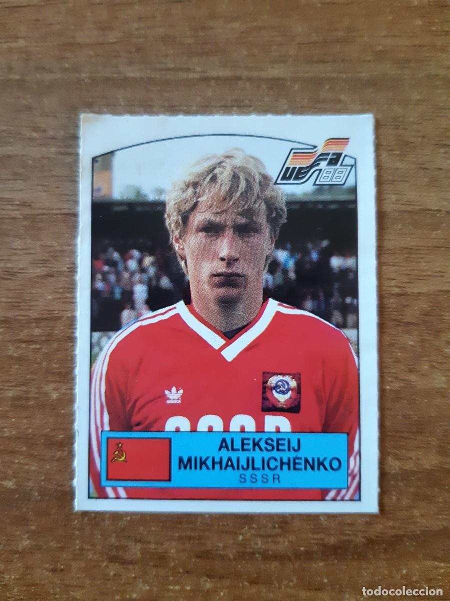 Football Stickers: N&deg;255 ALEKSEIJ MIKHAIJLICHENKO URSS EURO 88 PANINI EUROCOPA ALEMANIA 1988. NUNCA PEGADO, SIN PEGAR