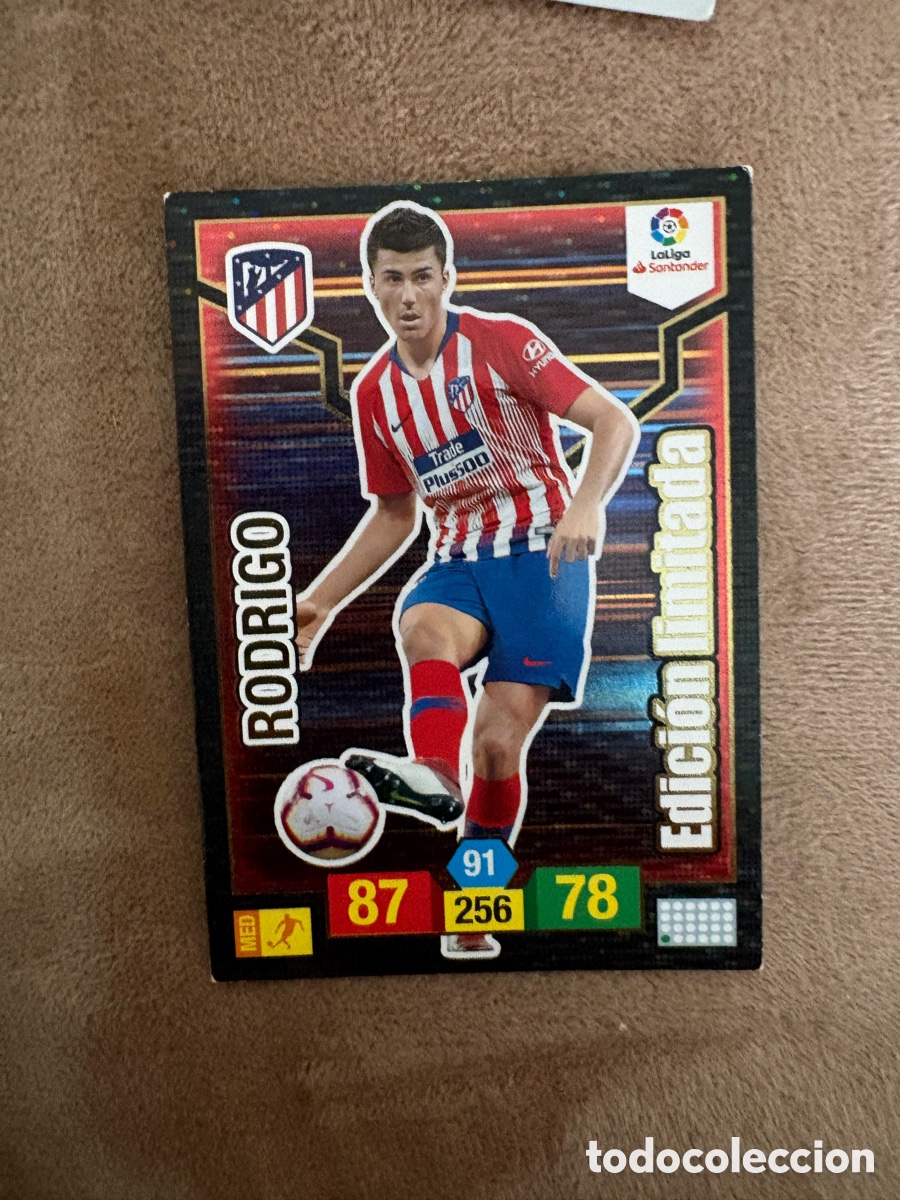 Fu&szlig;ball-Sticker: TRADING CARD FUTBOL RODRIGO ATLETICO DE MADRID EDICION LIMITADA ADRENALYN XL 2018-2019/18-19 PANINI