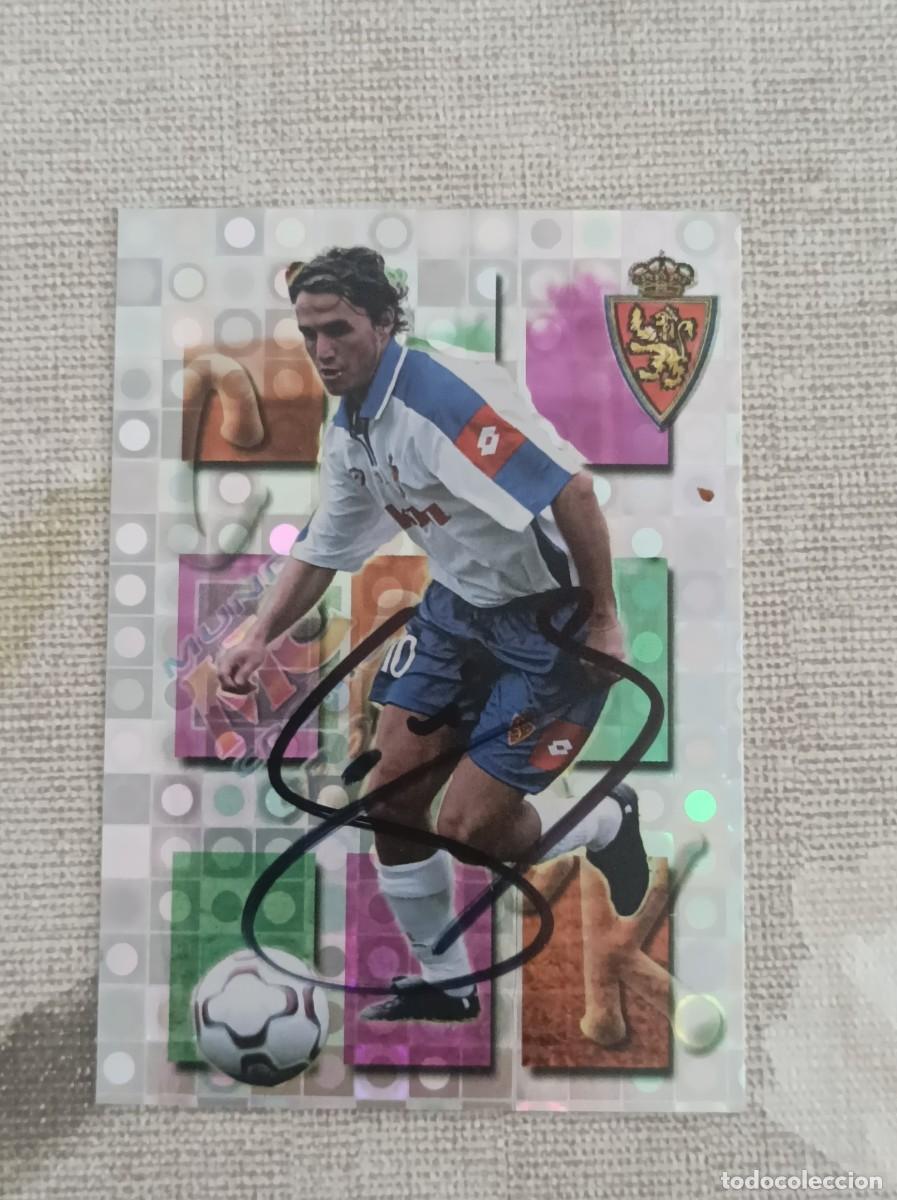 Fu&szlig;ball-Sticker: Cromo futbol firmado Savio Zaragoza