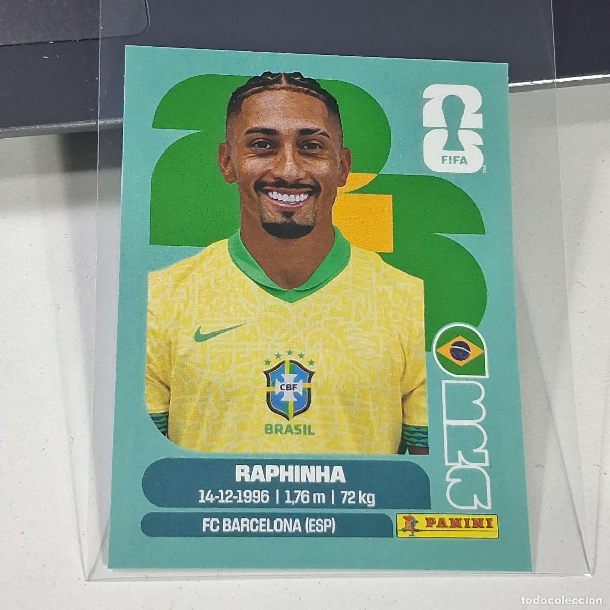 Fu&szlig;ball-Sticker: B34 BRA19 RAPHINHA 19 BRAZIL BRASIL BRA MUNDIAL FIFA WORLD CUP 2026 STICKER PANINI