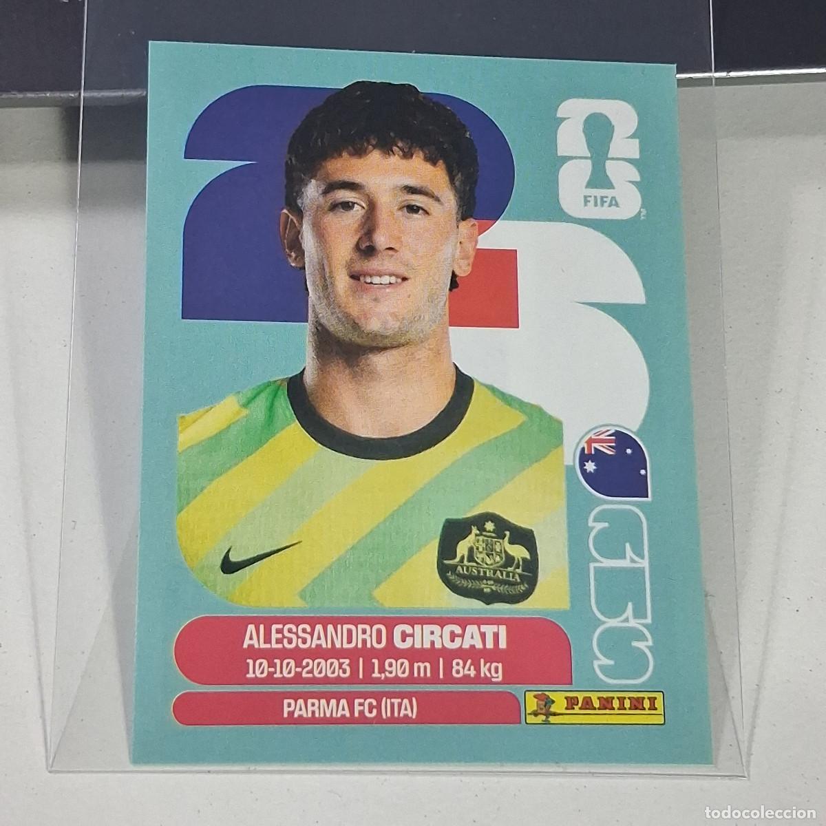 Cromos de f&uacute;tbol: B34 AUS5 ALESSANDRO CIRCATI 5 AUSTRALIA AUS MUNDIAL FIFA WORLD CUP 2026 STICKER PANINI