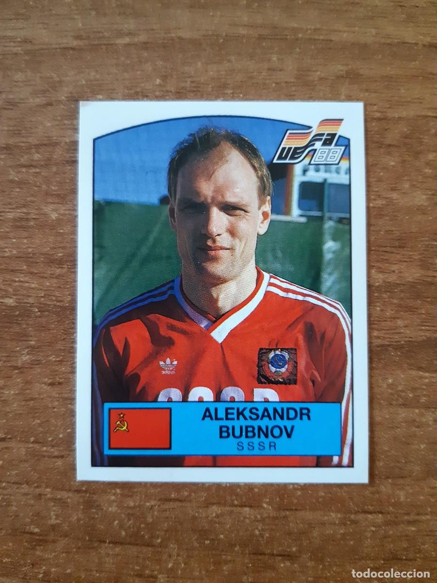 Cromos de f&uacute;tbol: N&deg;247 ALEKSANDR BUBNOV URSS EURO 88 PANINI EUROCOPA ALEMANIA 1988. NUNCA PEGADO, SIN PEGAR