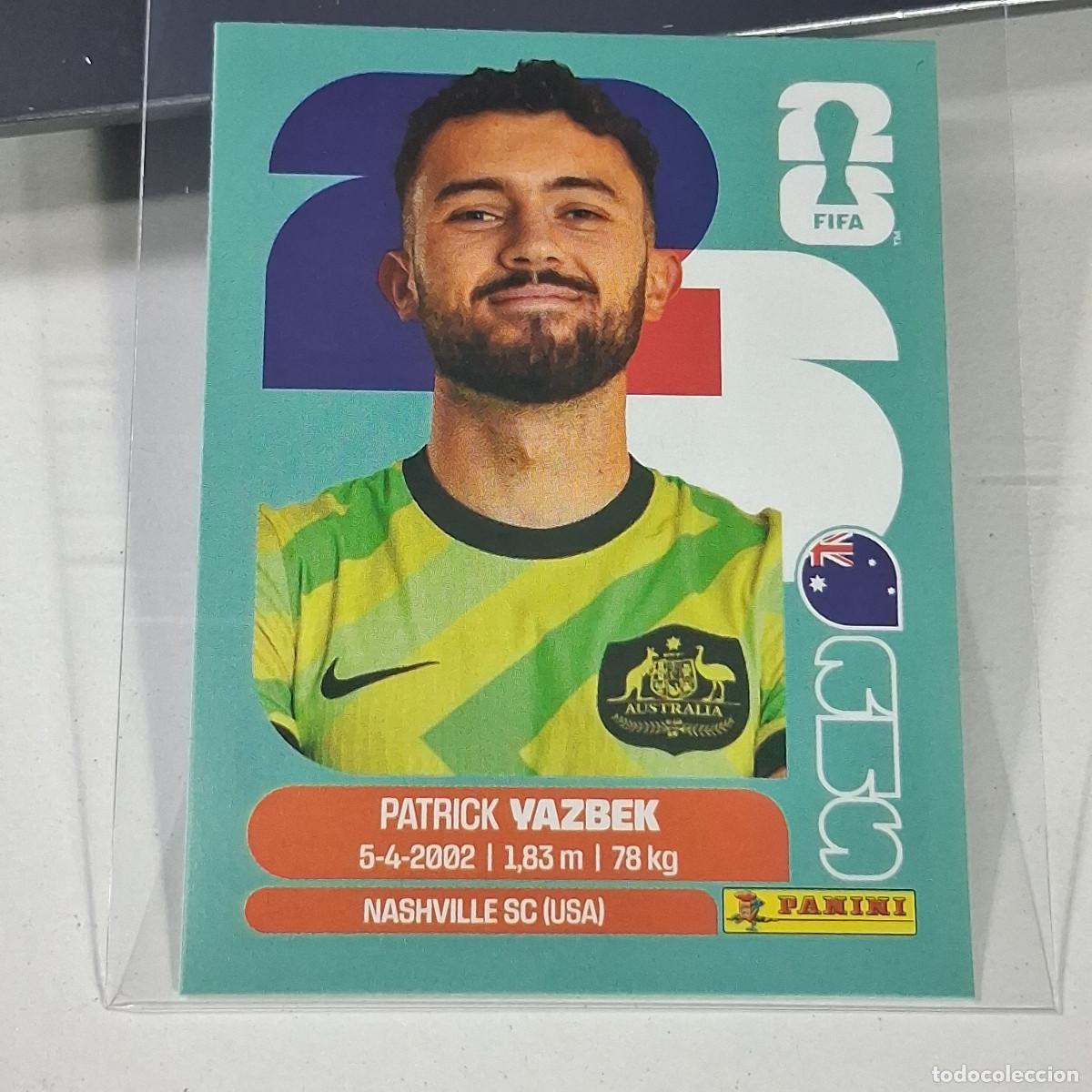 Cromos de f&uacute;tbol: B34 AUS16 PATRICK YAZBEK 16 AUSTRALIA AUS MUNDIAL FIFA WORLD CUP 2026 STICKER PANINI