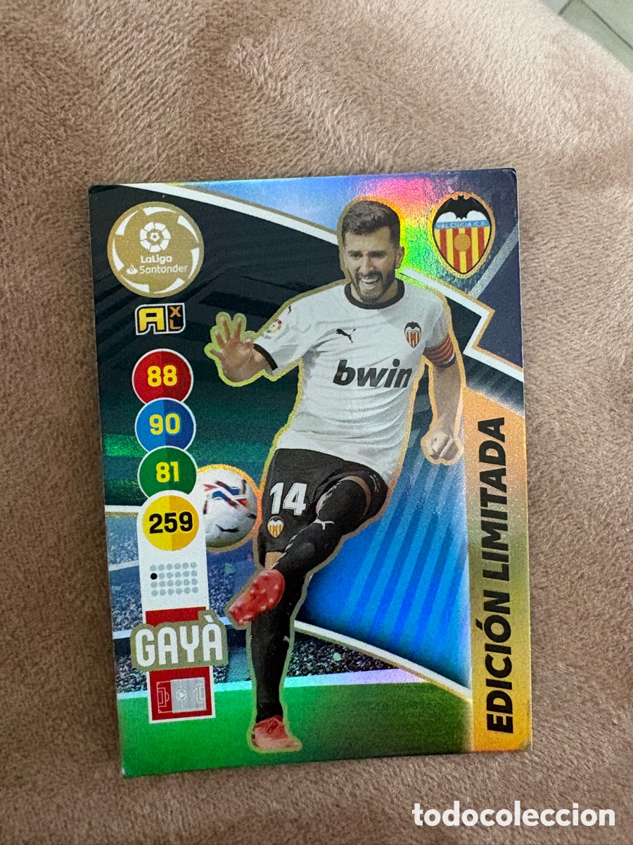 Cromos de f&uacute;tbol: GAYA VALENCIA C.F. EDICION LIMITADA LIGA ADRENALYN XL 2020-2021/20-21 PANINI