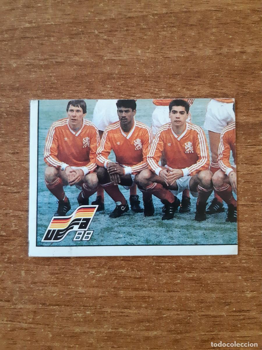 Cromos de f&uacute;tbol: N&deg;209 ALINEACI&Oacute;N NEDERLAND HOLANDA EURO 88 PANINI EUROCOPA ALEMANIA 1988. NUNCA PEGADO, SIN PEGAR