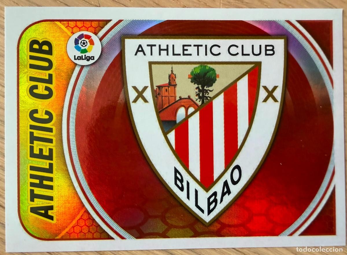 Cromos de f&uacute;tbol: 3 ESCUDO ATHLETIC BILBAO 16 17 2016 2017 LIGA SANTANDER COLECCIONES ESTE SIN PEGAR STICKER