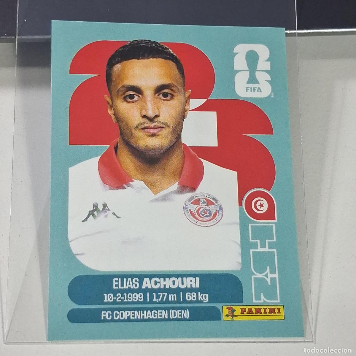 Cromos de f&uacute;tbol: B34 TUN15 ELIAS ACHOURI 15 T&Uacute;NEZ TUNISIA TUN MUNDIAL FIFA WORLD CUP 2026 STICKER PANINI