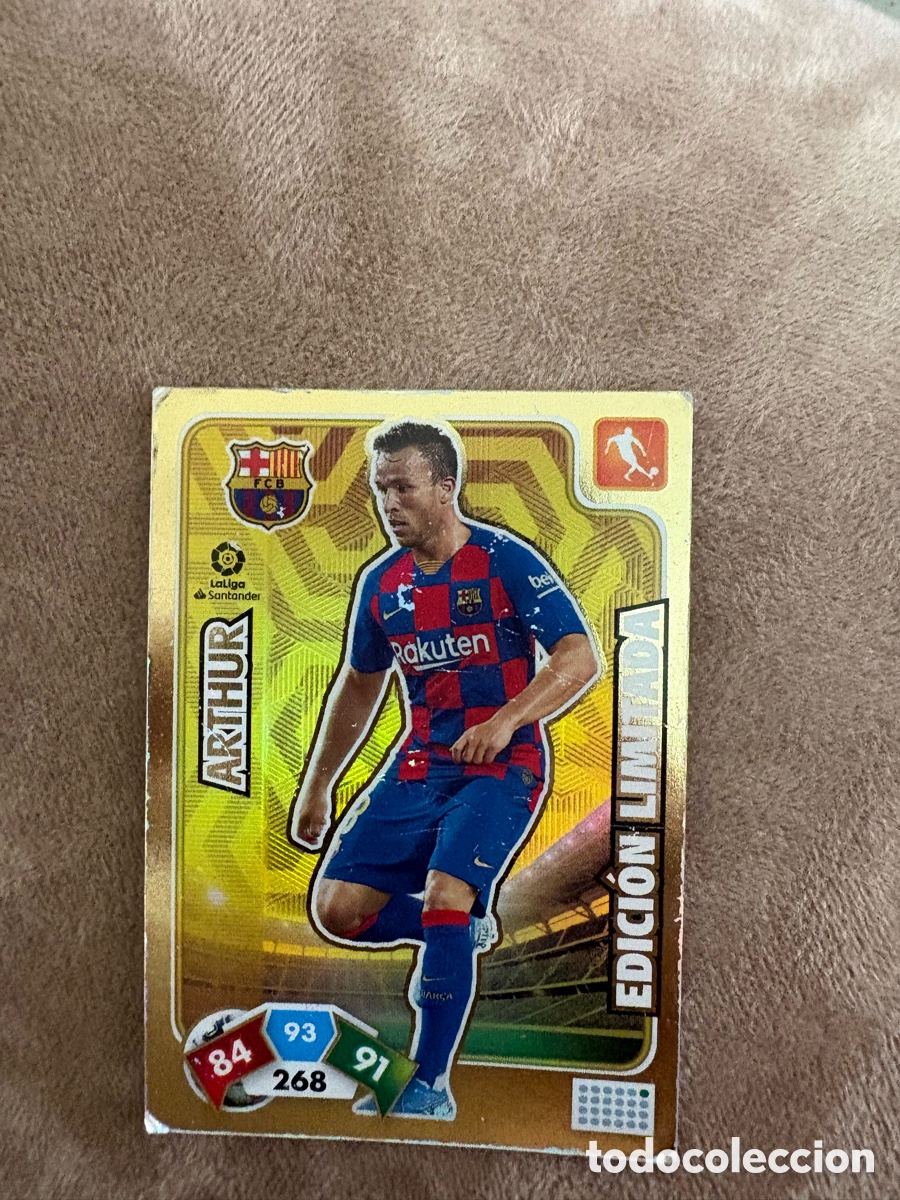 Cromos de f&uacute;tbol: L1 ARTHUR F. C. BARCELONA EDICION LIMITADA PANINI ADRENALYN XL LIGA 2019/20 19 20